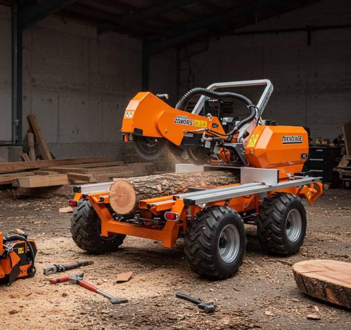 Valorisez votre bois en planches et poutres avec notre sciage mobile.